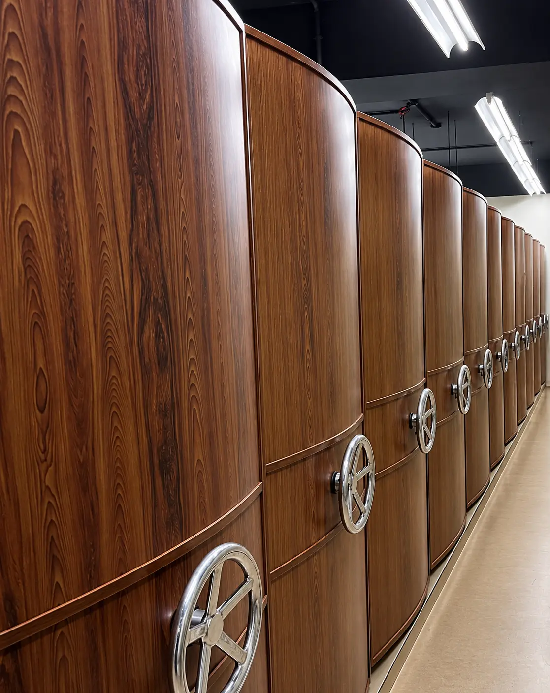 Purpose-built archival storage at Khursheed Khan & Associates’ Karachi office